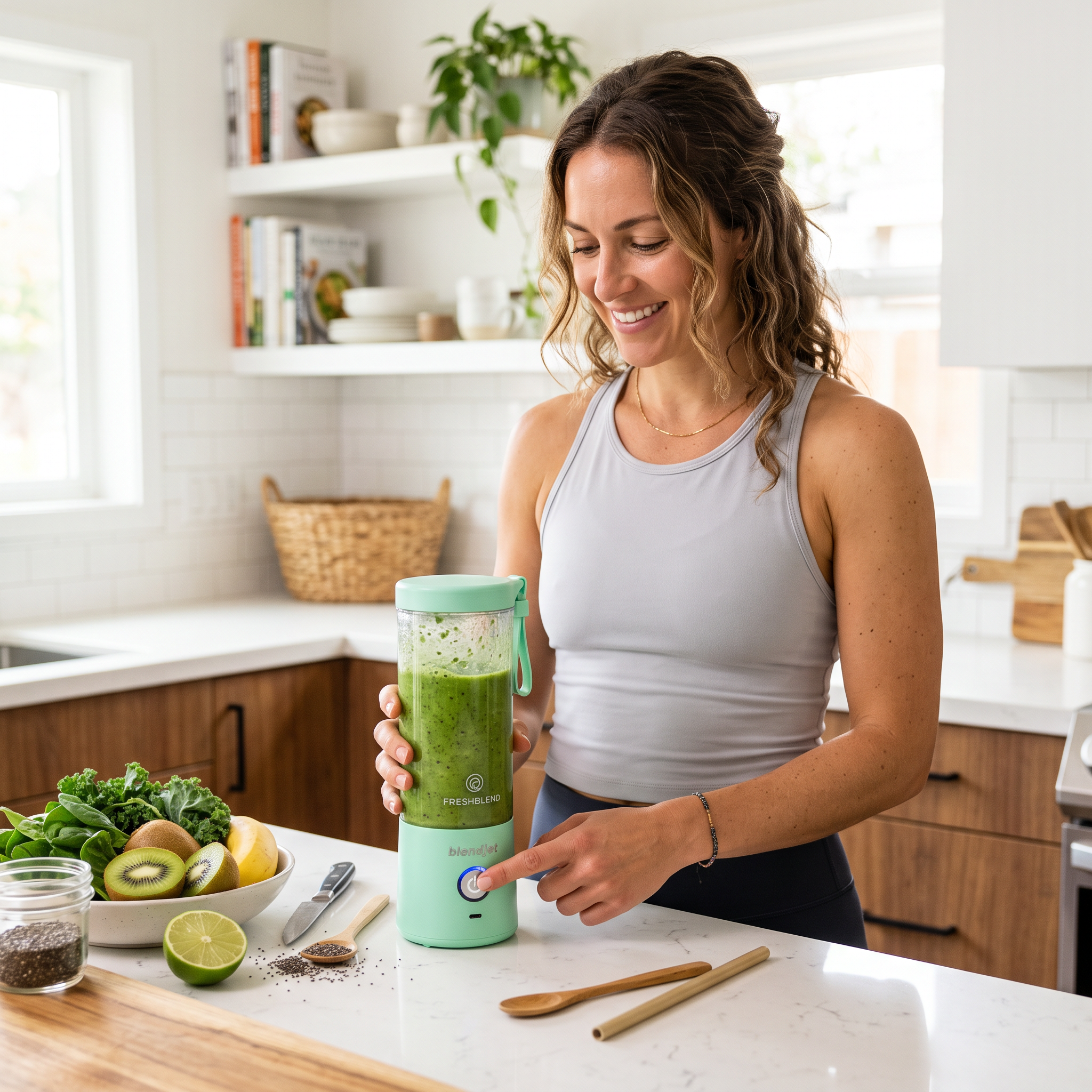 Portable Blender Bottle USB - Vital Healing Shop