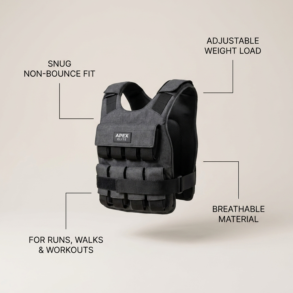 Weight vest features