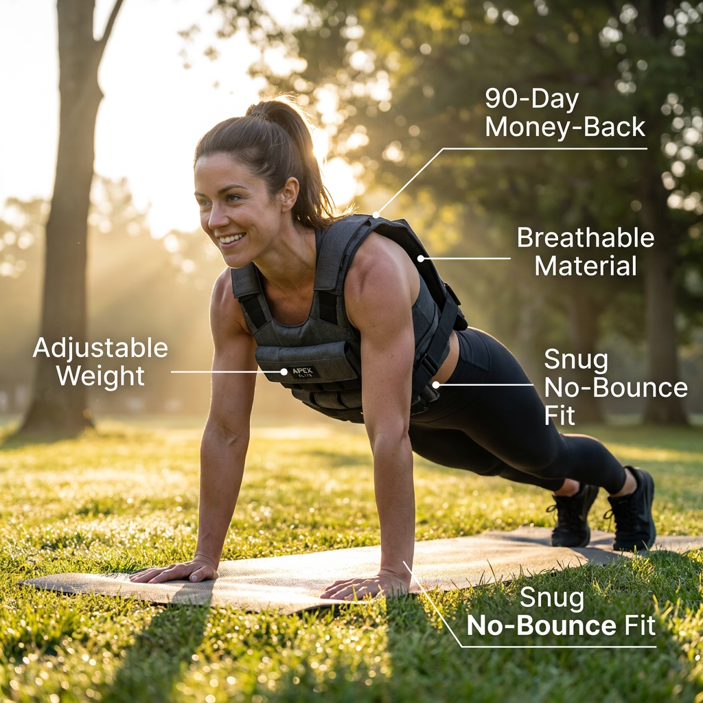 Adjustable Weight Vest in use