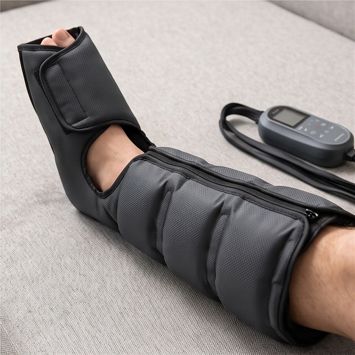 Calf & Foot Compression Massager - Heat, 3 Modes in use — VitalHealing