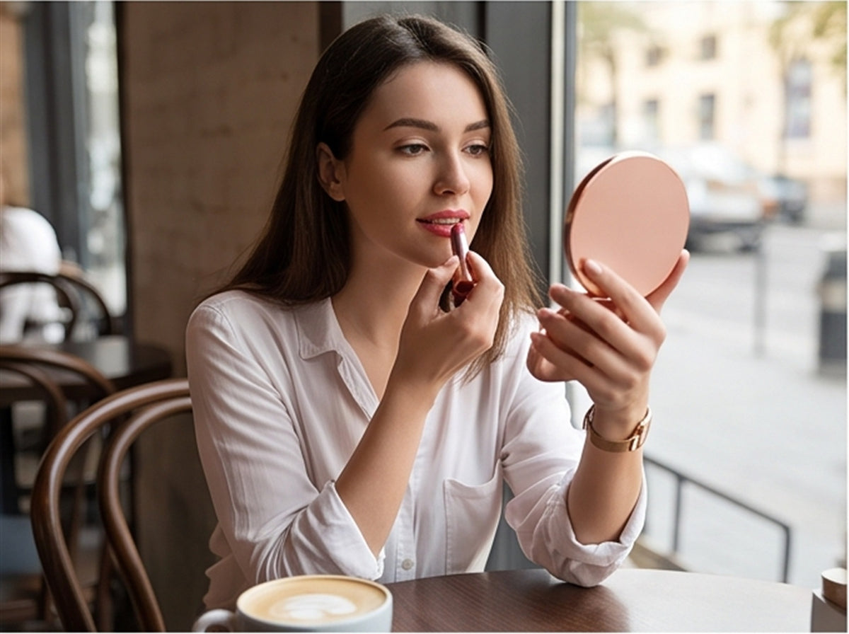 Lighted Vanity Mirror - LED Rechargeable, 3 Sizes in use — VitalHealing