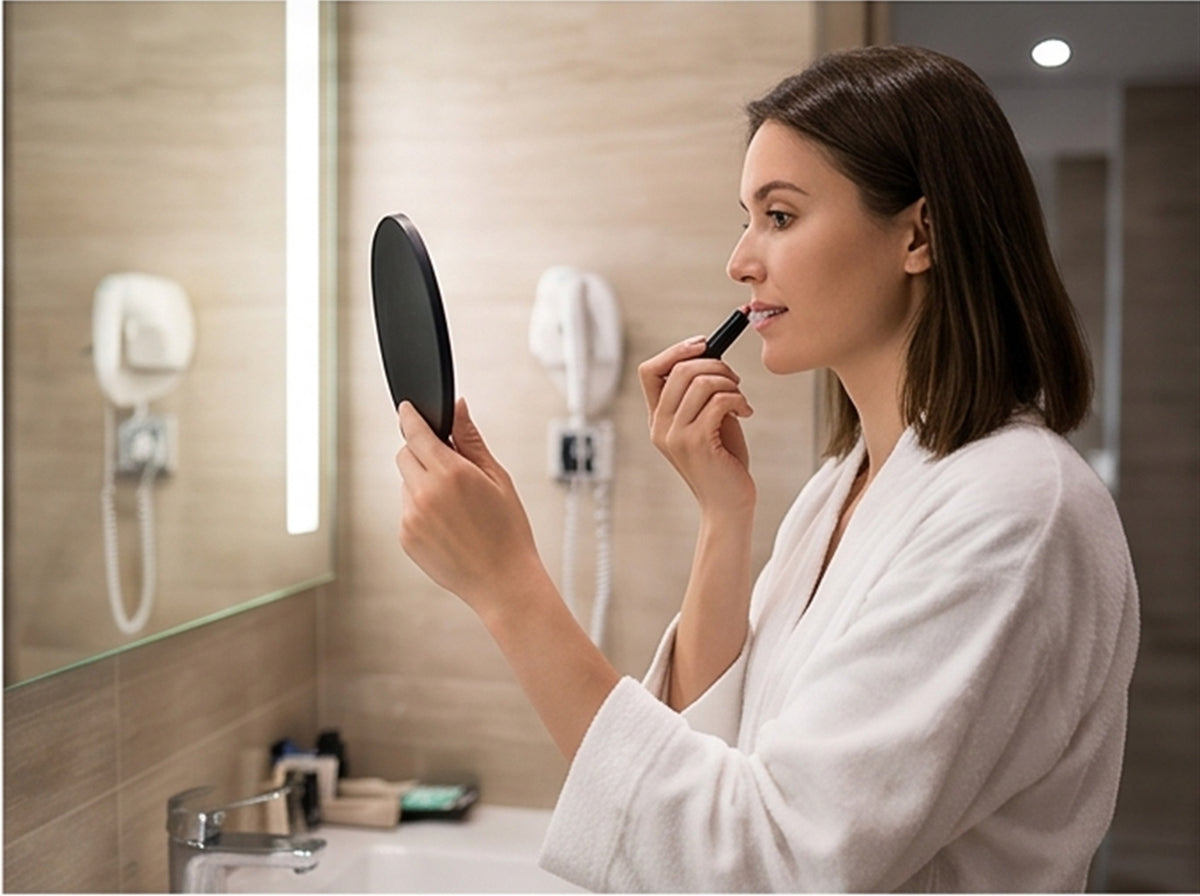Lighted Vanity Mirror - LED Rechargeable, 3 Sizes in use — VitalHealing
