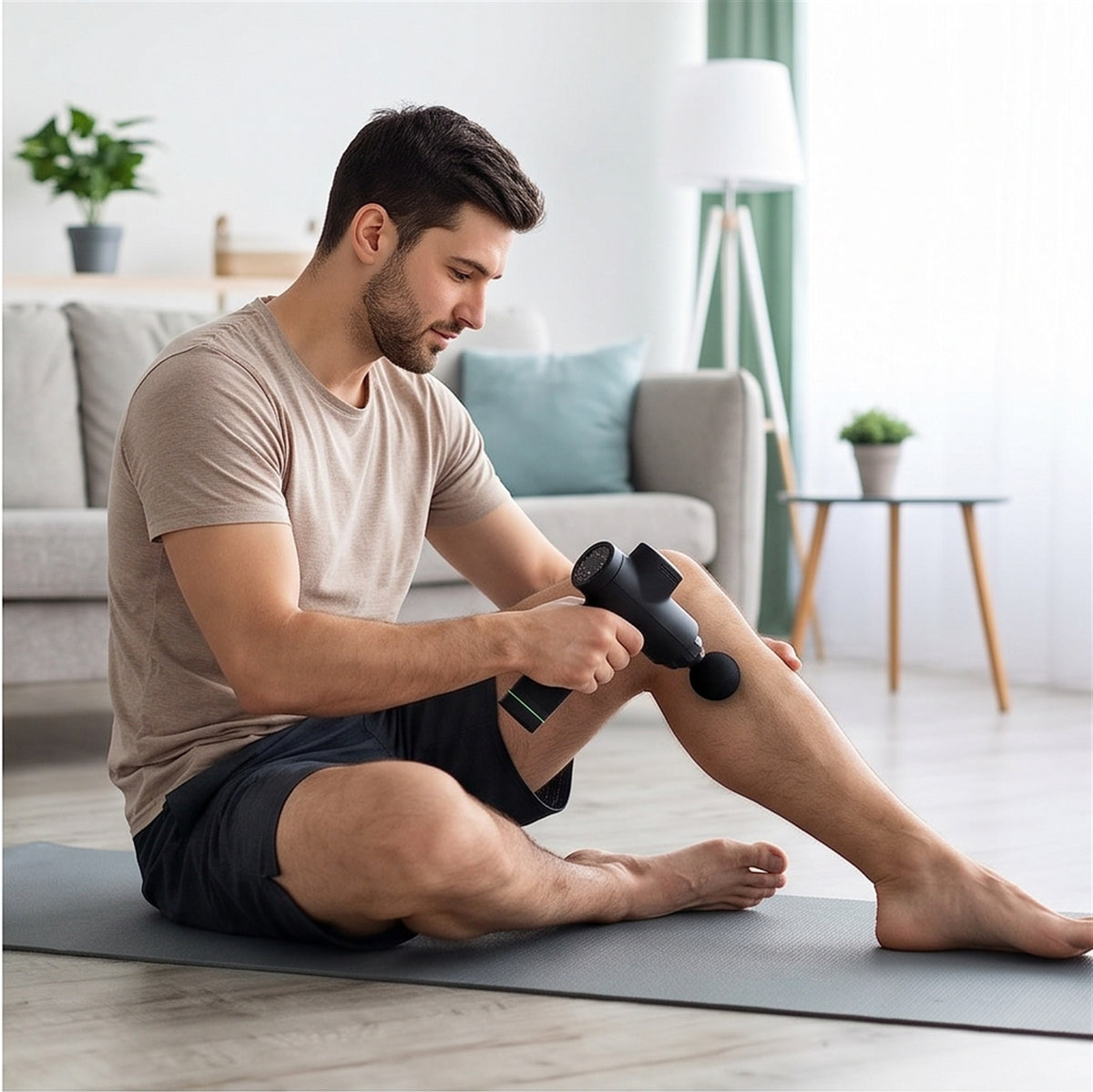 Mini Massage Gun - Portable Percussion Muscle Massager in use — VitalHealing