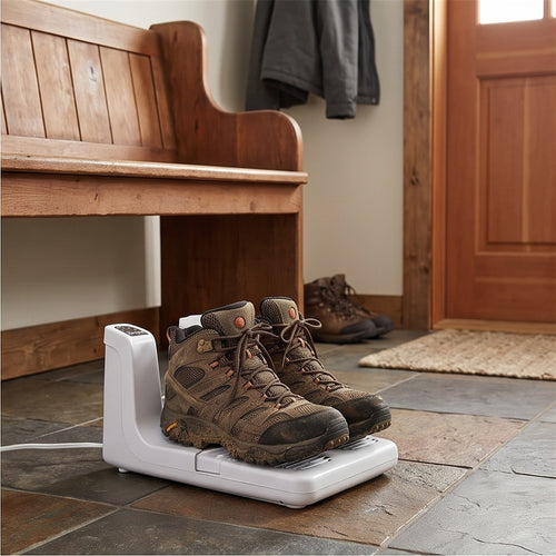 Boot Dryer Electric - Shoe & Glove Dryer with Timer in use — VitalHealing
