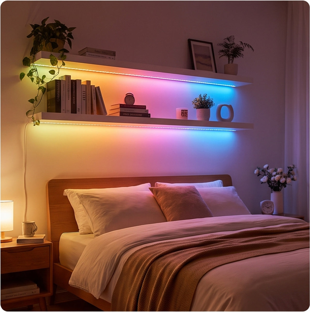LED Strip Lights - Color Changing RGB with Remote, Music Sync in use — VitalHealing